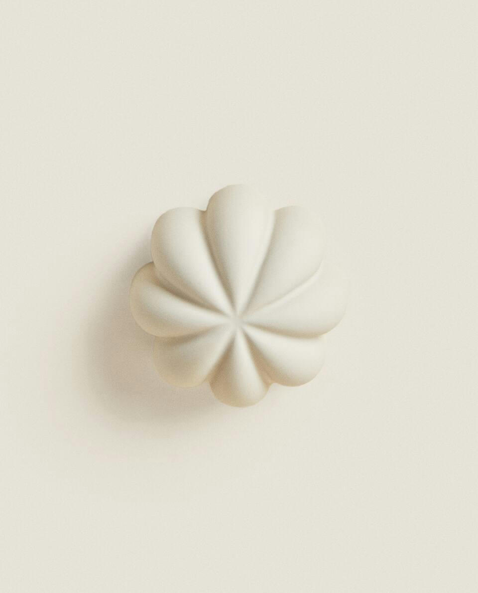 METAL FLOWER DOOR KNOB (PACK OF 2)