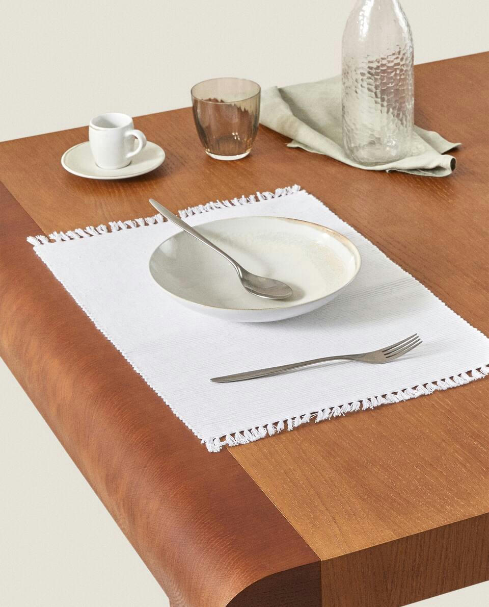 FRINGED PLACEMAT (PACK OF 2)