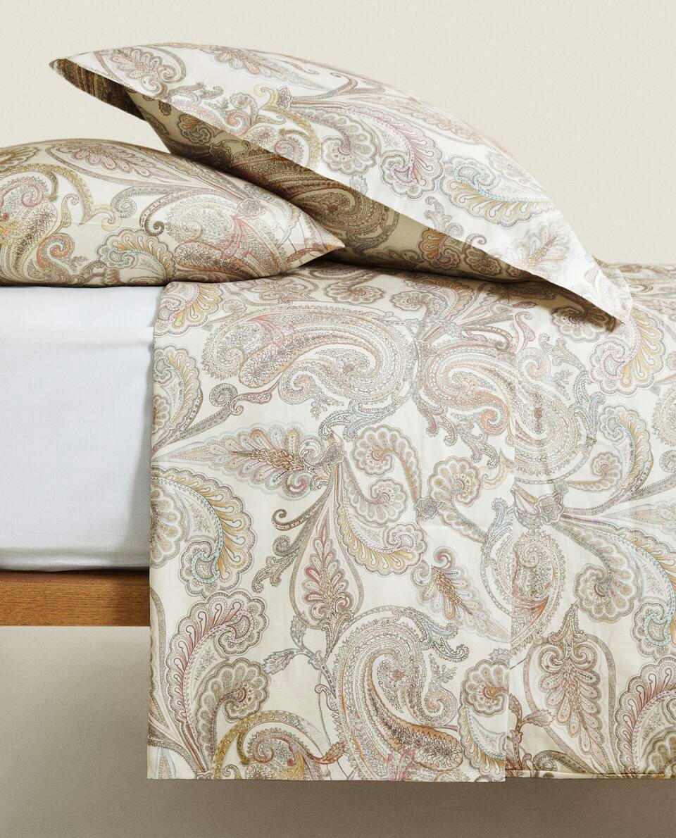 PAISLEY PRINT DUVET COVER