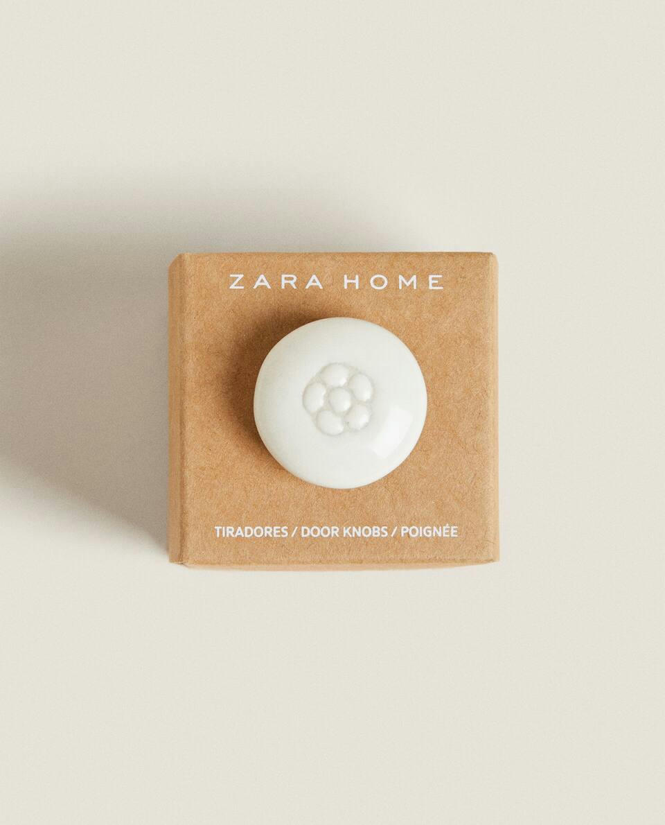 FLOWER DOOR KNOB (PACK OF 2)