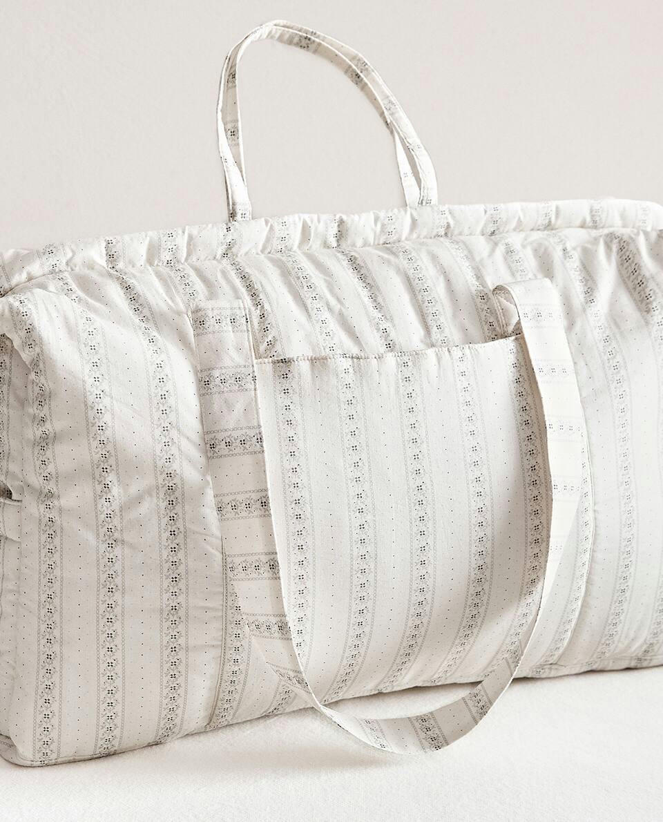 FLORAL PRINT MATERNITY BAG