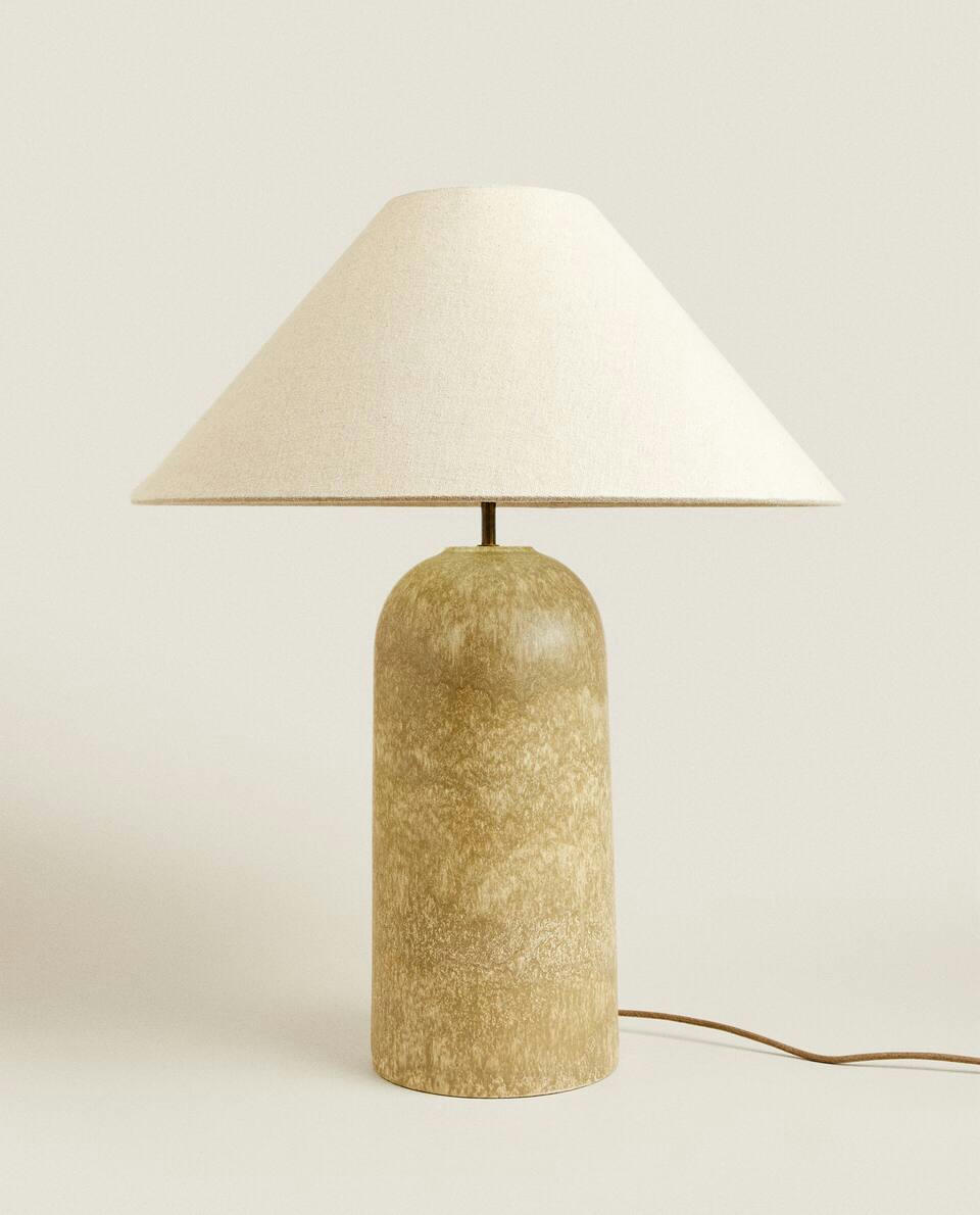 XL LAMP WITH CERAMIC STAND