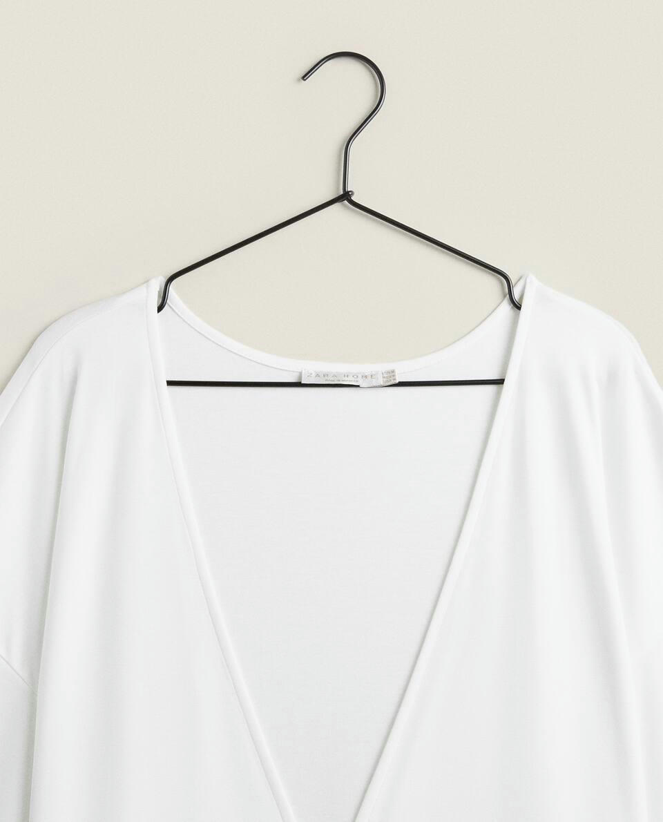 JERSEY FABRIC DRESSING GOWN