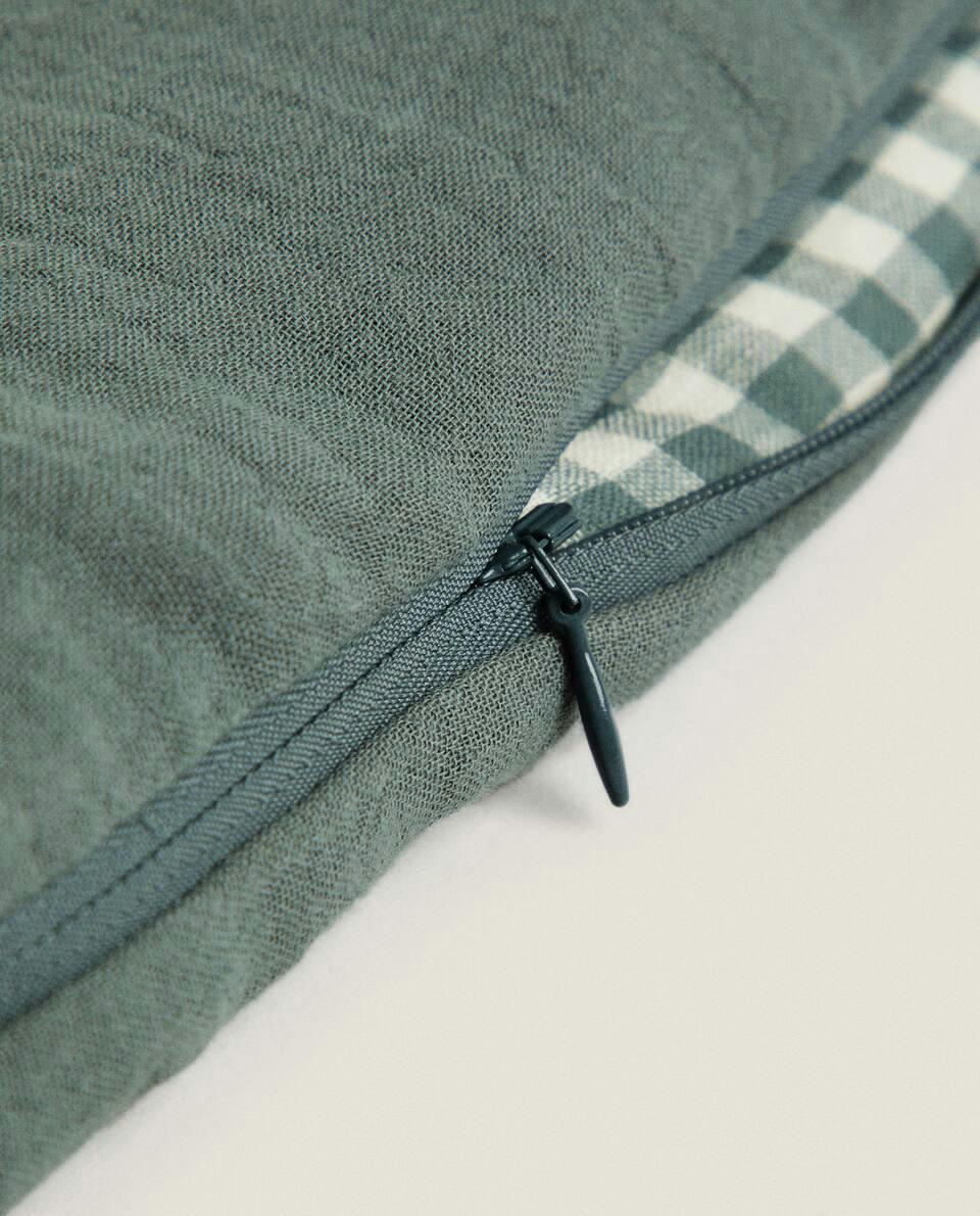 CHILDREN’S GINGHAM COTTON CARRYCOT BABY WRAP