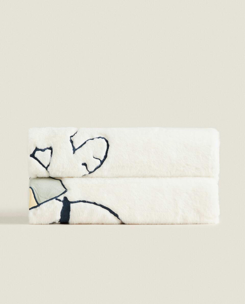 PEANUTS? FAUX FUR BLANKET