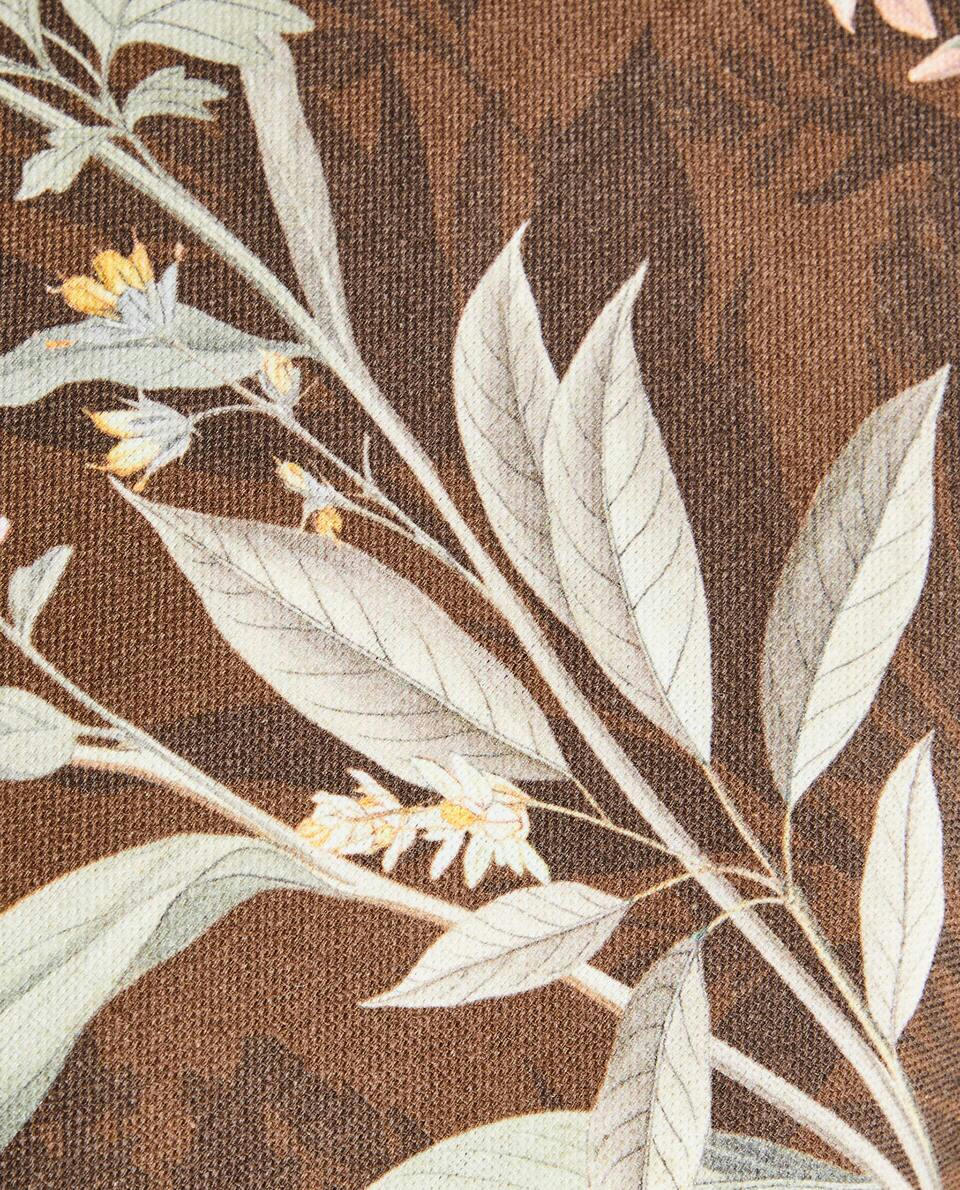 FLORAL PRINT CUSHION COVER