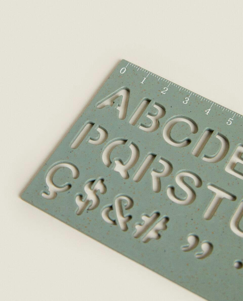 NUMBER AND ALPHABET RULERS (PACK OF 2)