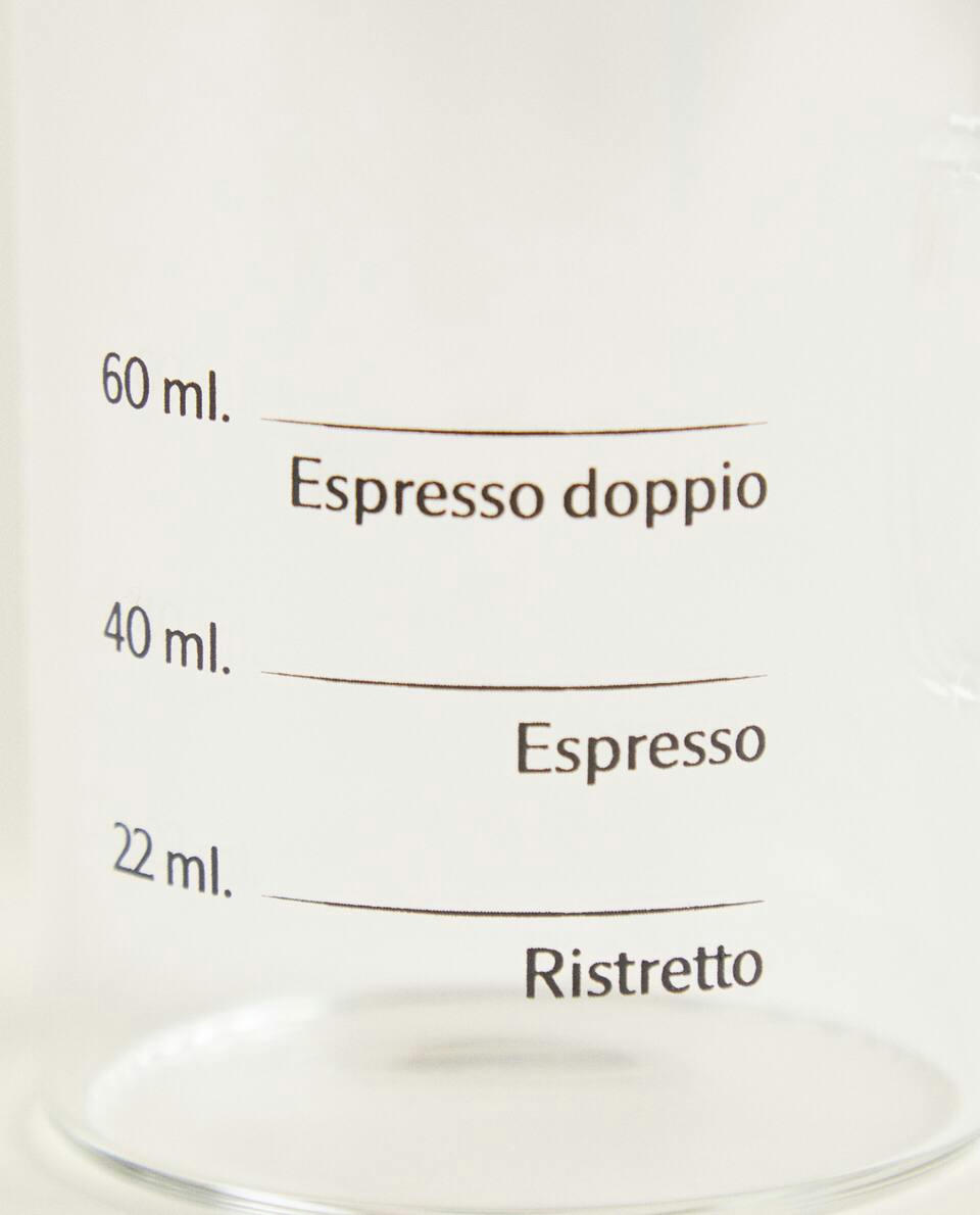 BOROSILICATE GLASS MUG WITH TRANSFER