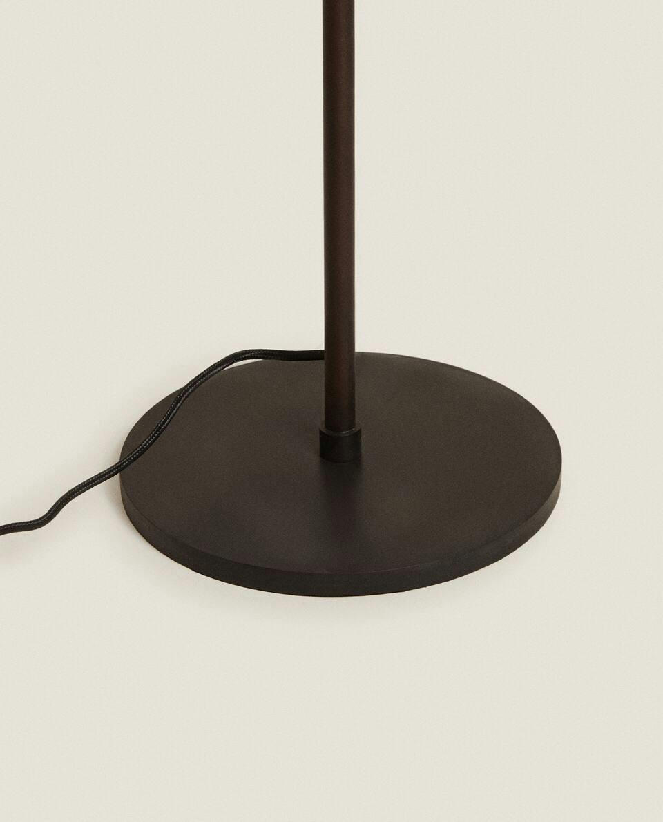 ADJUSTABLE FLOOR LAMP WITH LINEN LAMPSHADE
