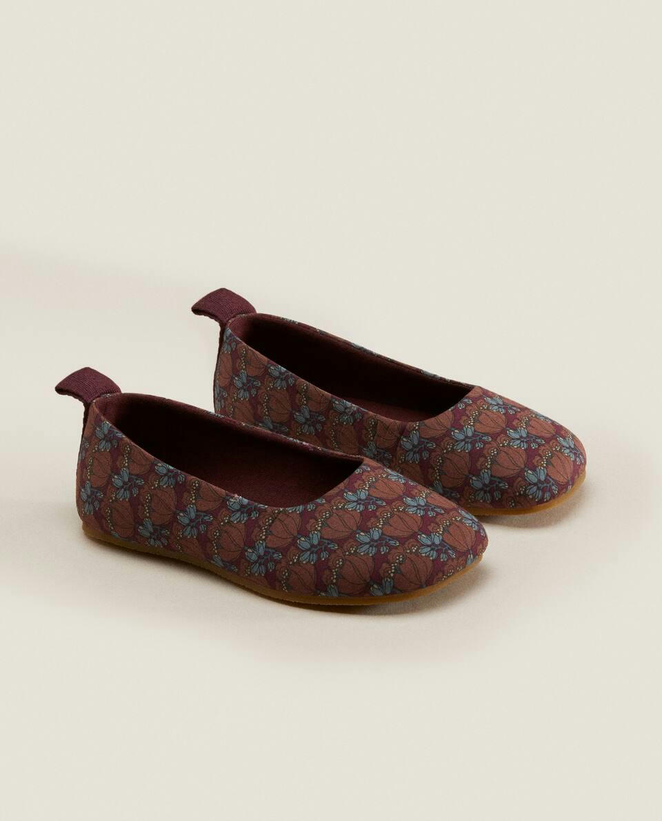 FLORAL BALLET FLATS