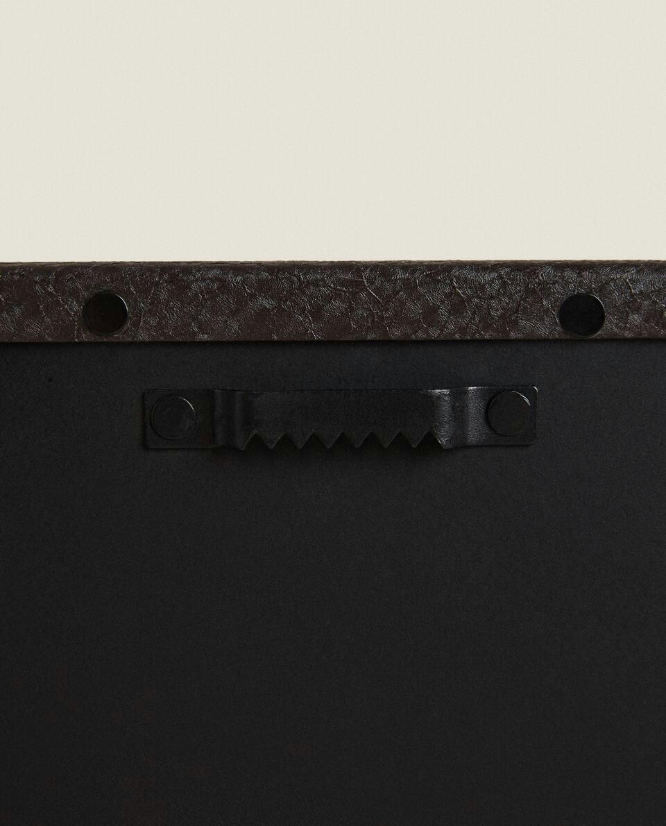 MIRROR WITH METAL FRAME