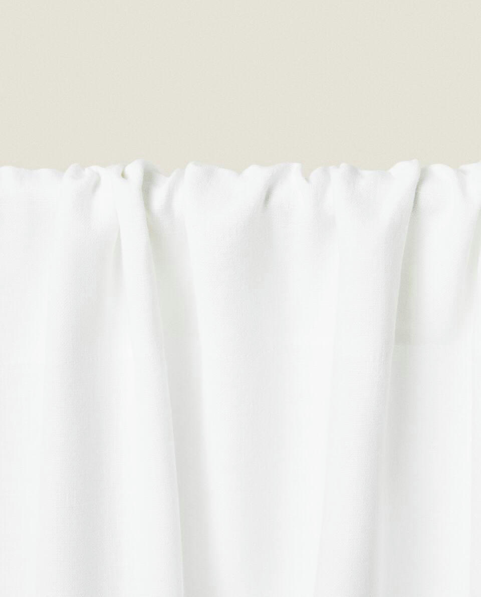 LINEN OVERLOCK CURTAIN