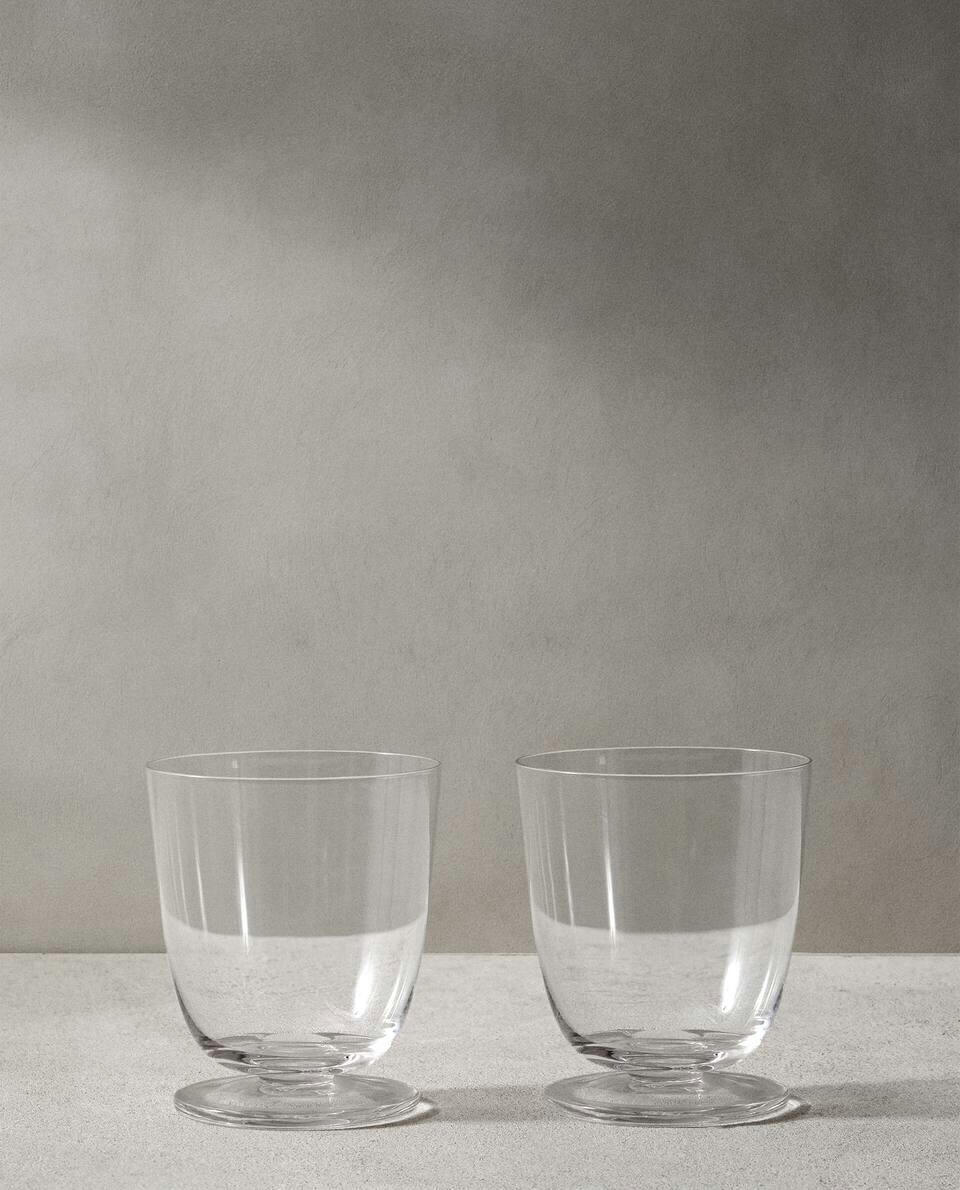 SET OF 2 - STEMMED GLASS M