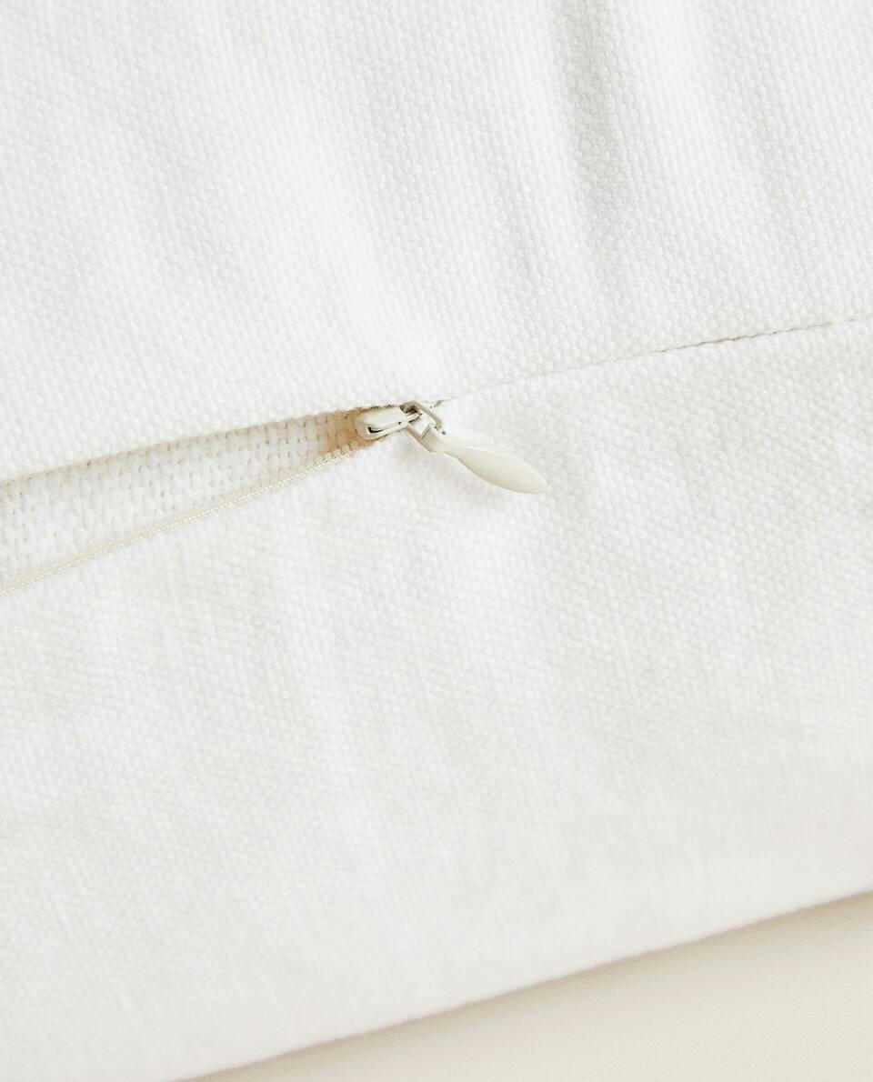 CUSHION COVER WITH TOPSTITCHING