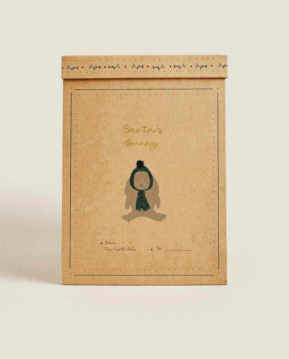 CHILDREN’S LARGE CHRISTMAS BUNNY SOFT TOY