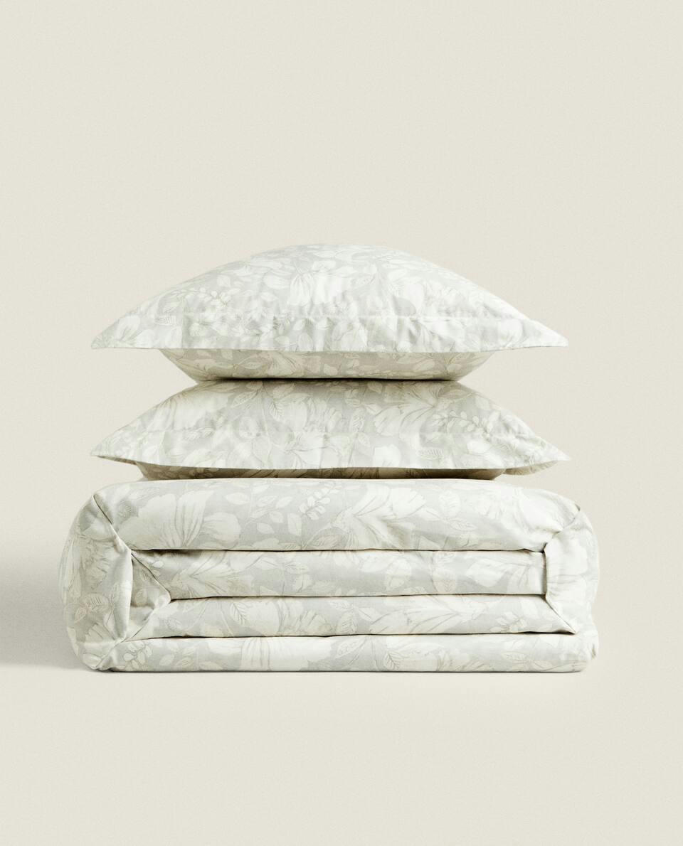 FLORAL PRINT DUVET COVER