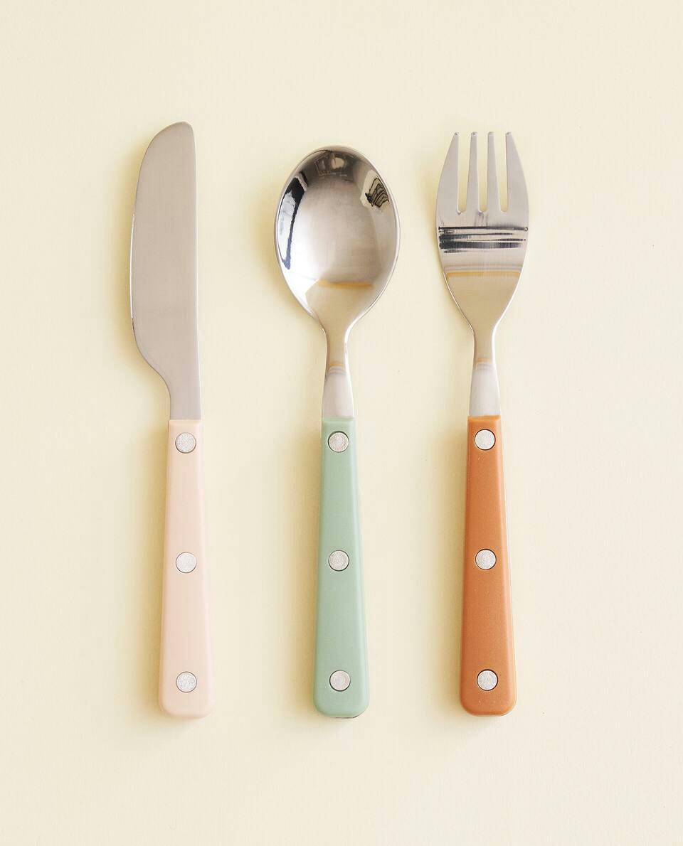 PASTEL CHILDREN'S CUTLERY SET