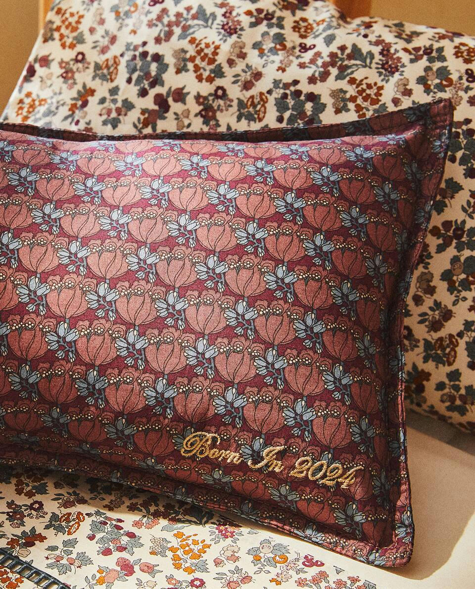MADE WITH LIBERTY FABRIC CHILDREN'S CUSHION