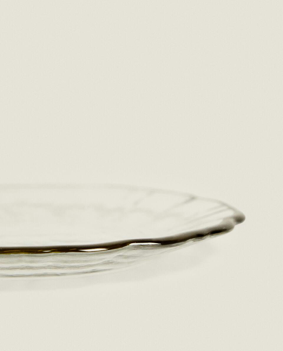 GLASS SIDE PLATE