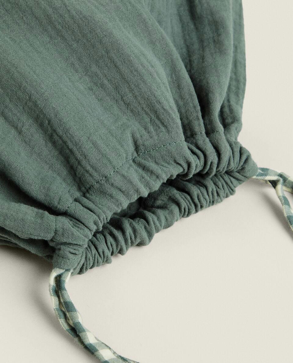 CHILDREN’S GINGHAM LAUNDRY BAG