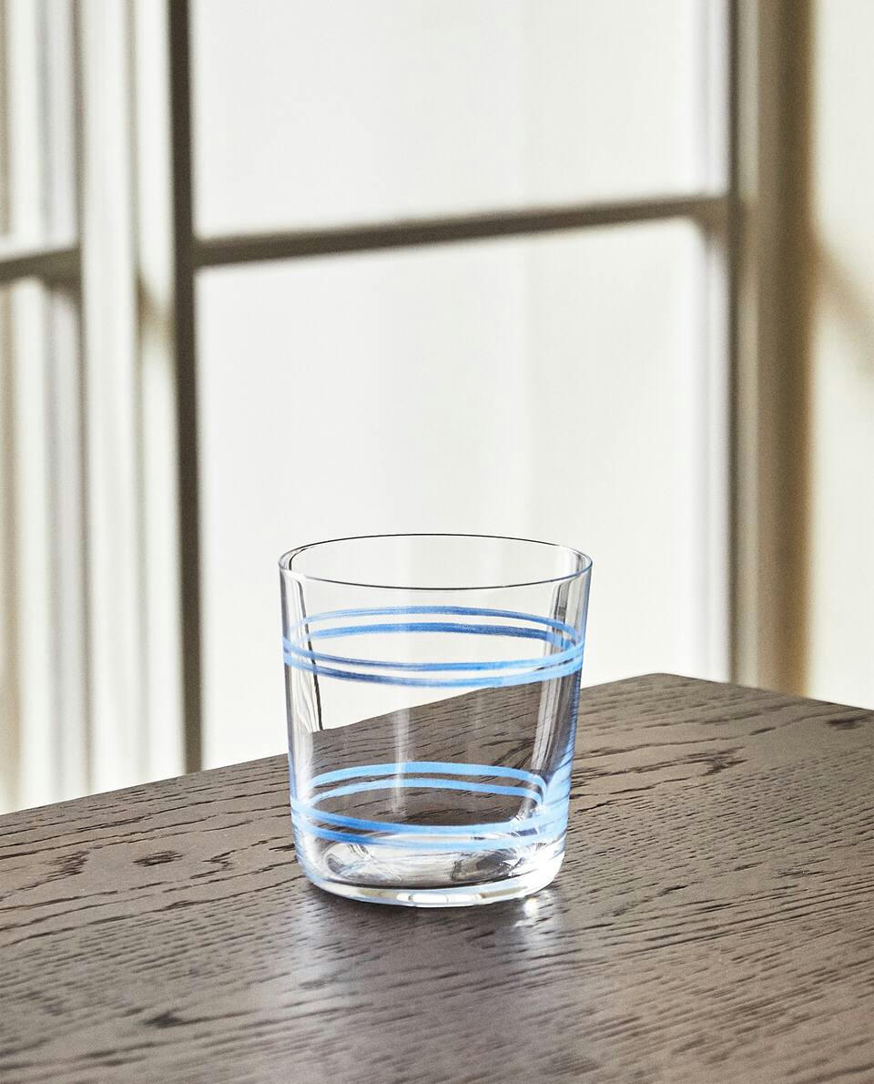 DRAGONFLY TRANSFER GLASS TUMBLER