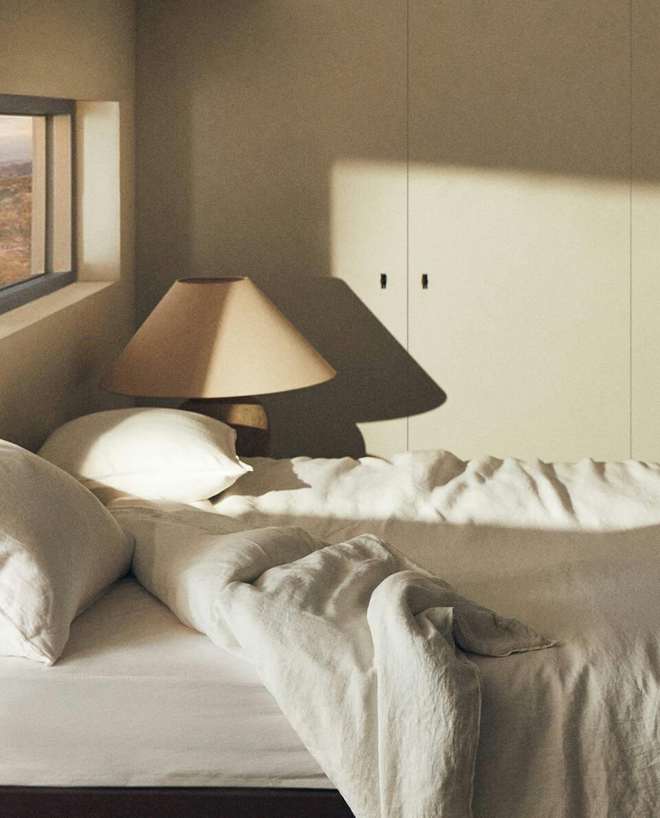 (140 GxM2) WASHED LINEN DUVET COVER