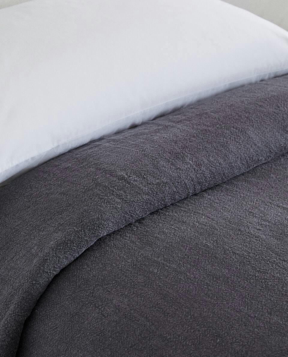 WASHED LINEN BEDSPREAD (400 GxM2)