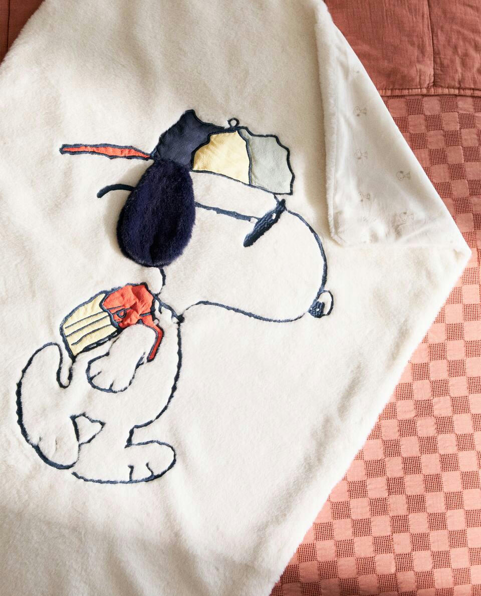PEANUTS? FAUX FUR BLANKET