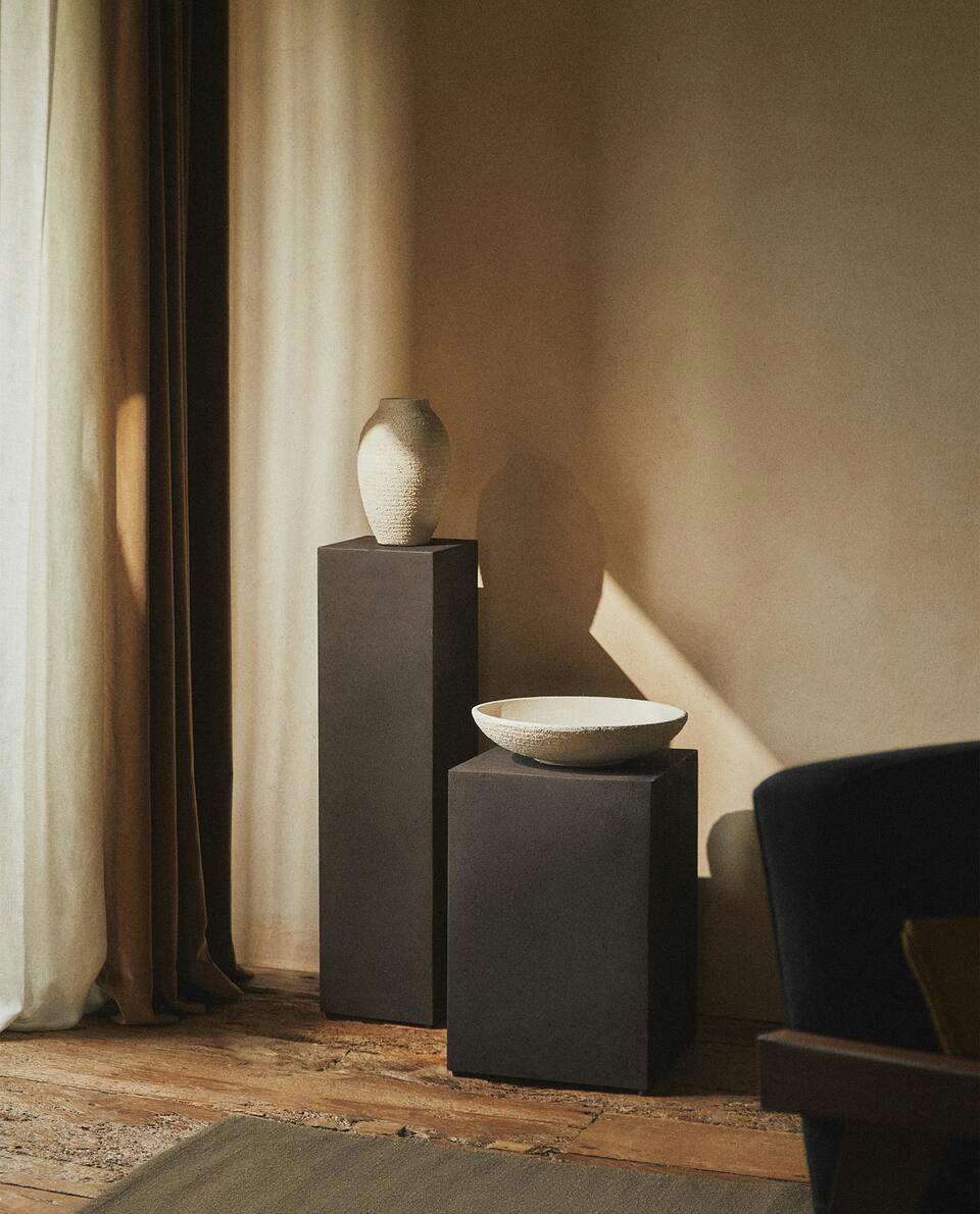 SQUARE METAL SIDE TABLE