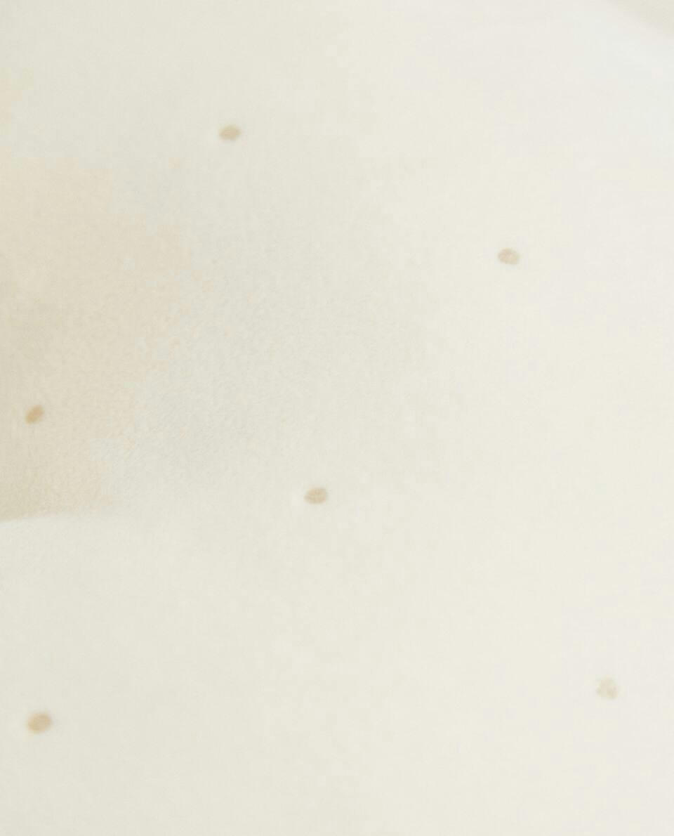 HEART-SHAPED POLKA DOT CUSHION