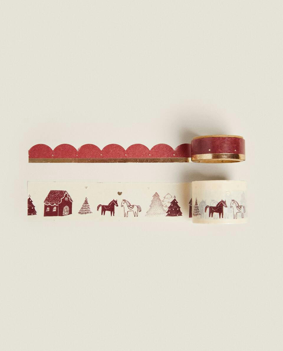 CHILDREN’S CHRISTMAS STICKY TAPE (PACK OF 2)