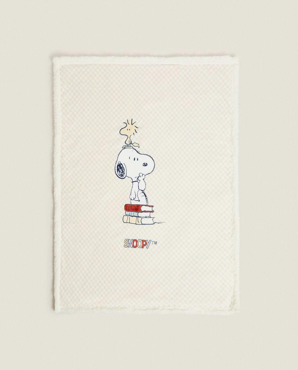 PEANUTS? FAUX SHEARLING BLANKET