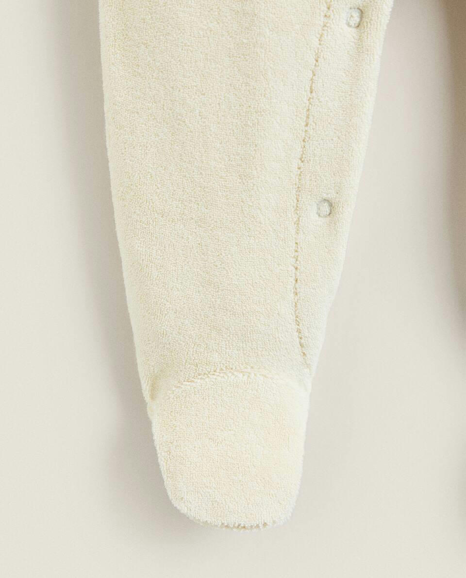 TERRY ROMPER WITH COLLAR