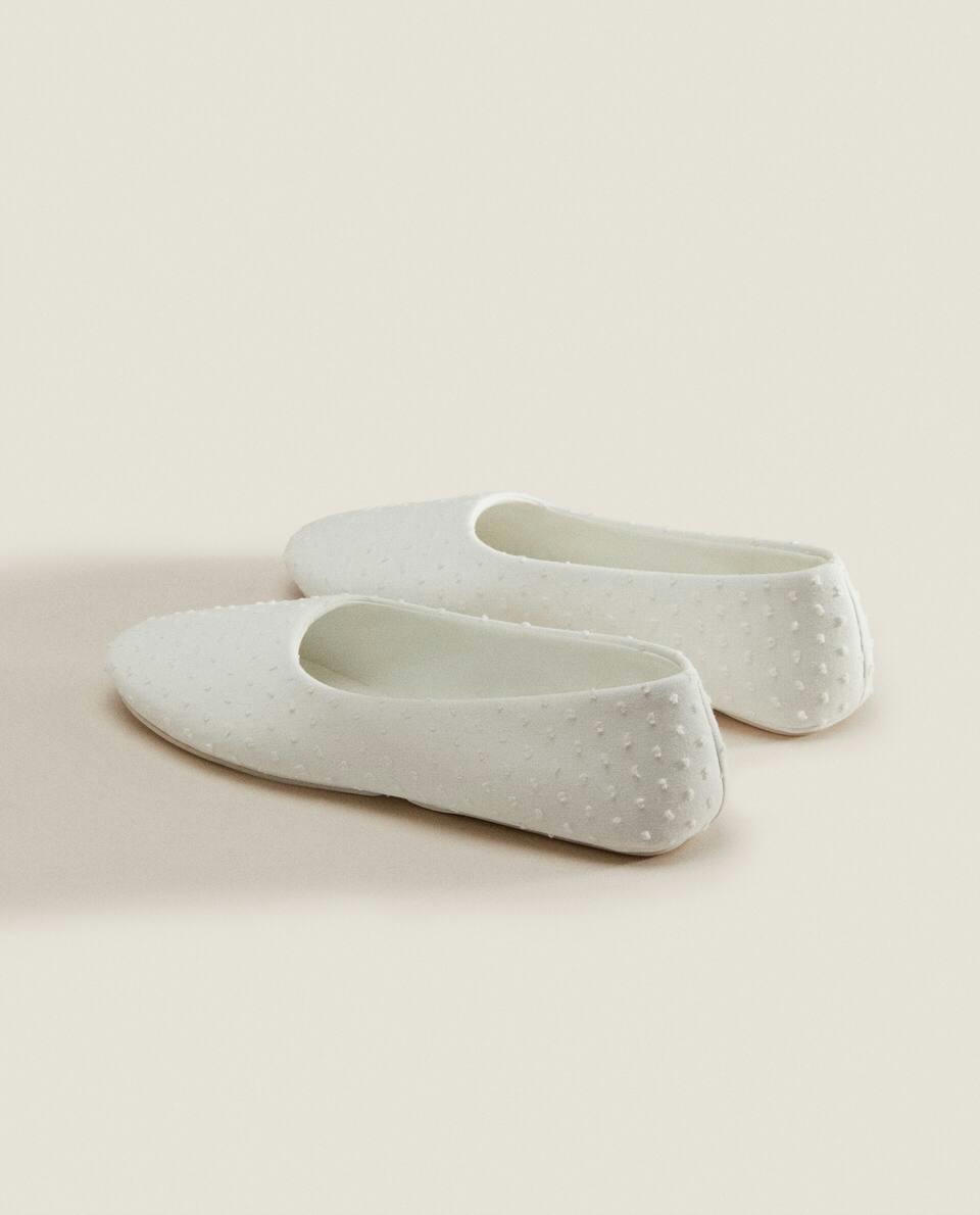 COTTON BALLERINA SLIPPERS