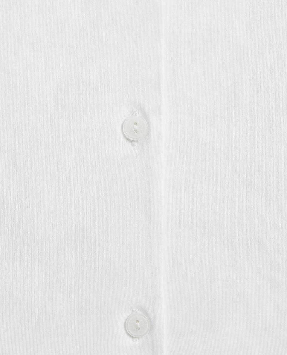 COTTON SHIRT WITH LACE TRIM