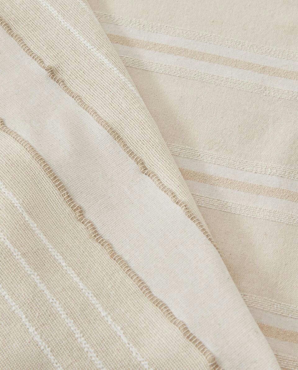 DYED THREAD COTTON TABLECLOTH