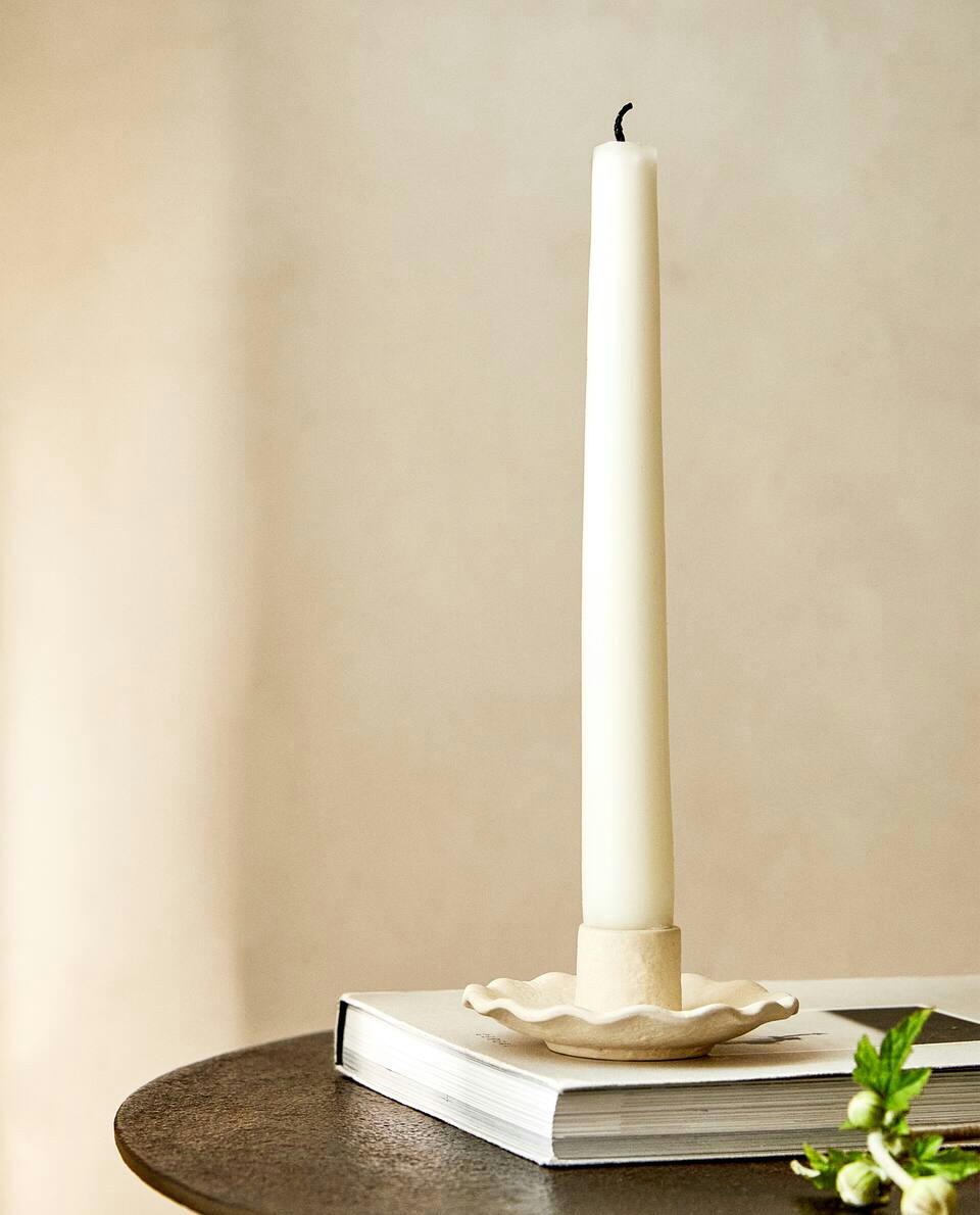 ROUGH-TEXTURE CANDLESTICK