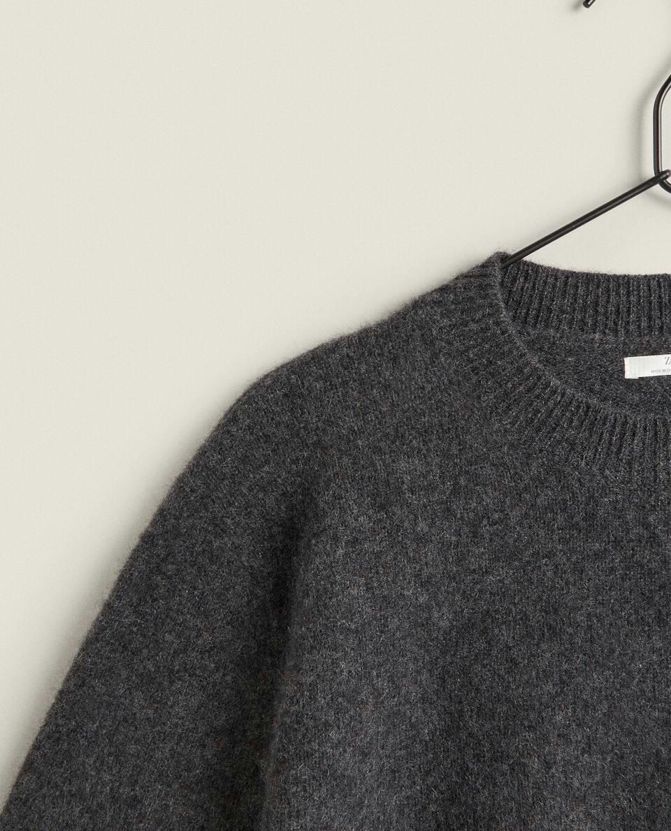 CROPPED CASHMERE SWEATER