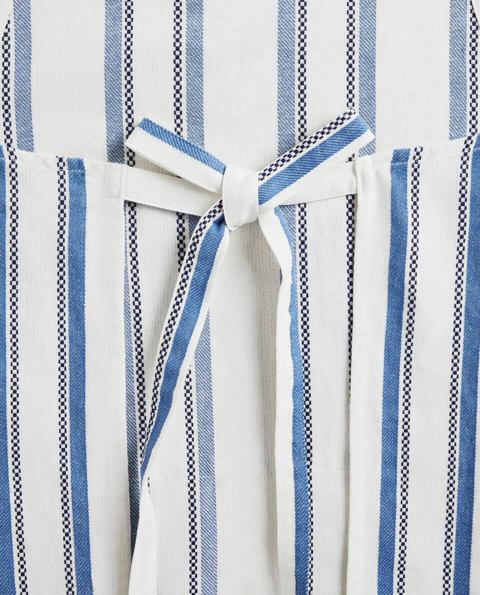 STRIPE DYED THREAD APRON