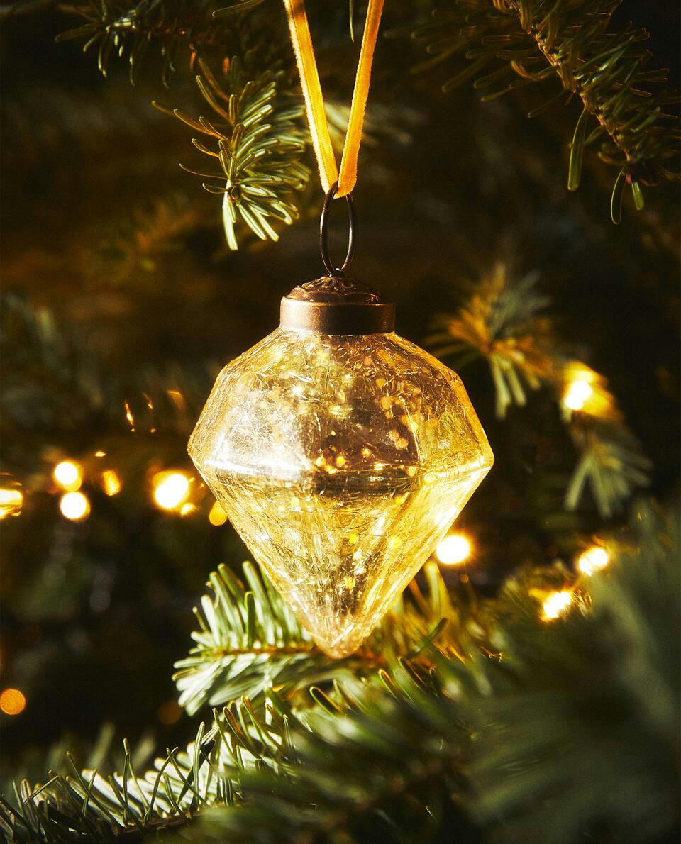 GLASS CHRISTMAS DECORATIONS