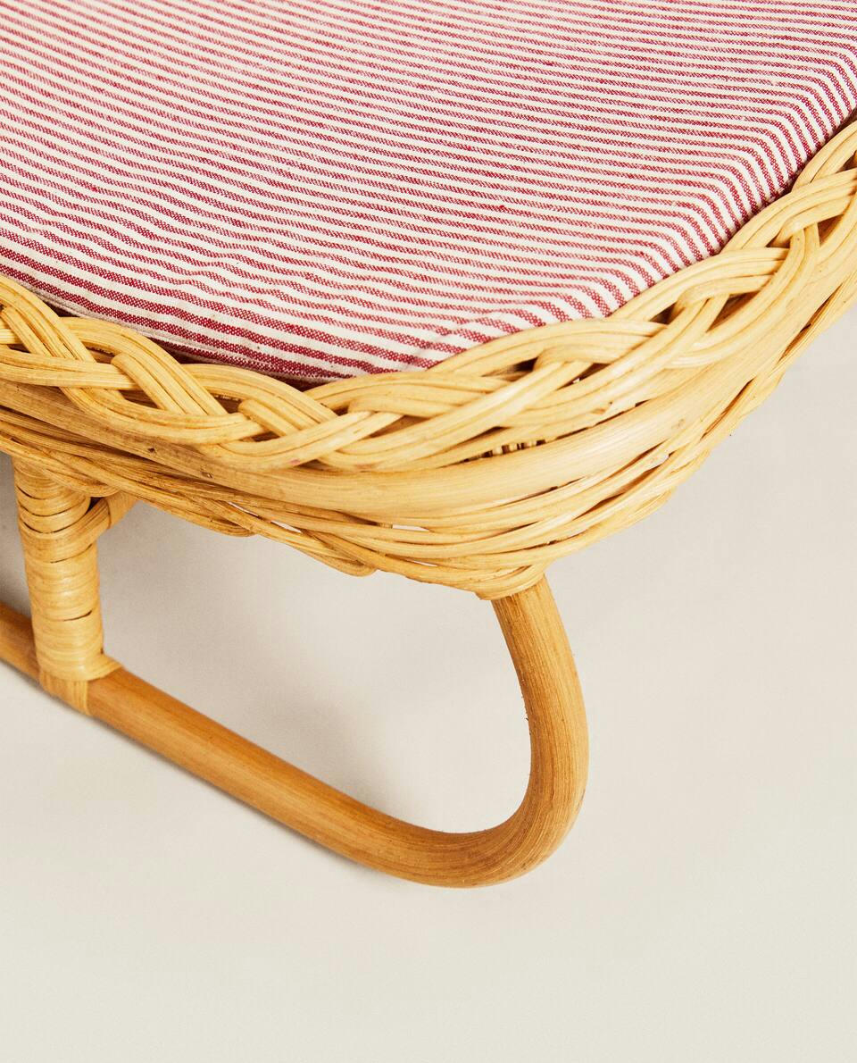 CHILDREN’S RATTAN CHRISTMAS SLEIGH