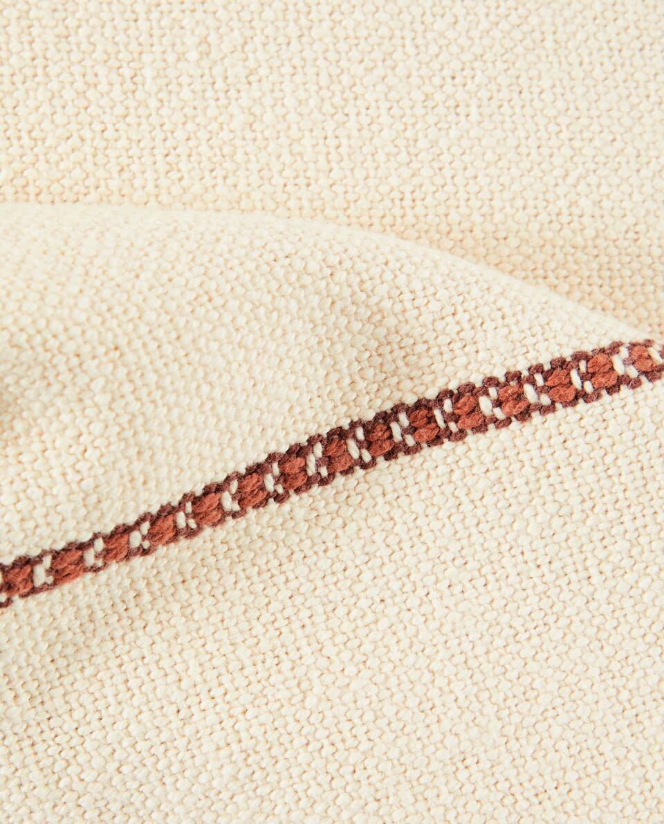 COTTON TABLECLOTH WITH BORDER