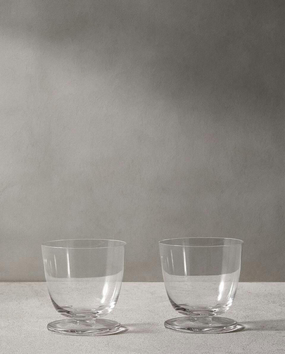 SET OF 2 - STEMMED GLASS S