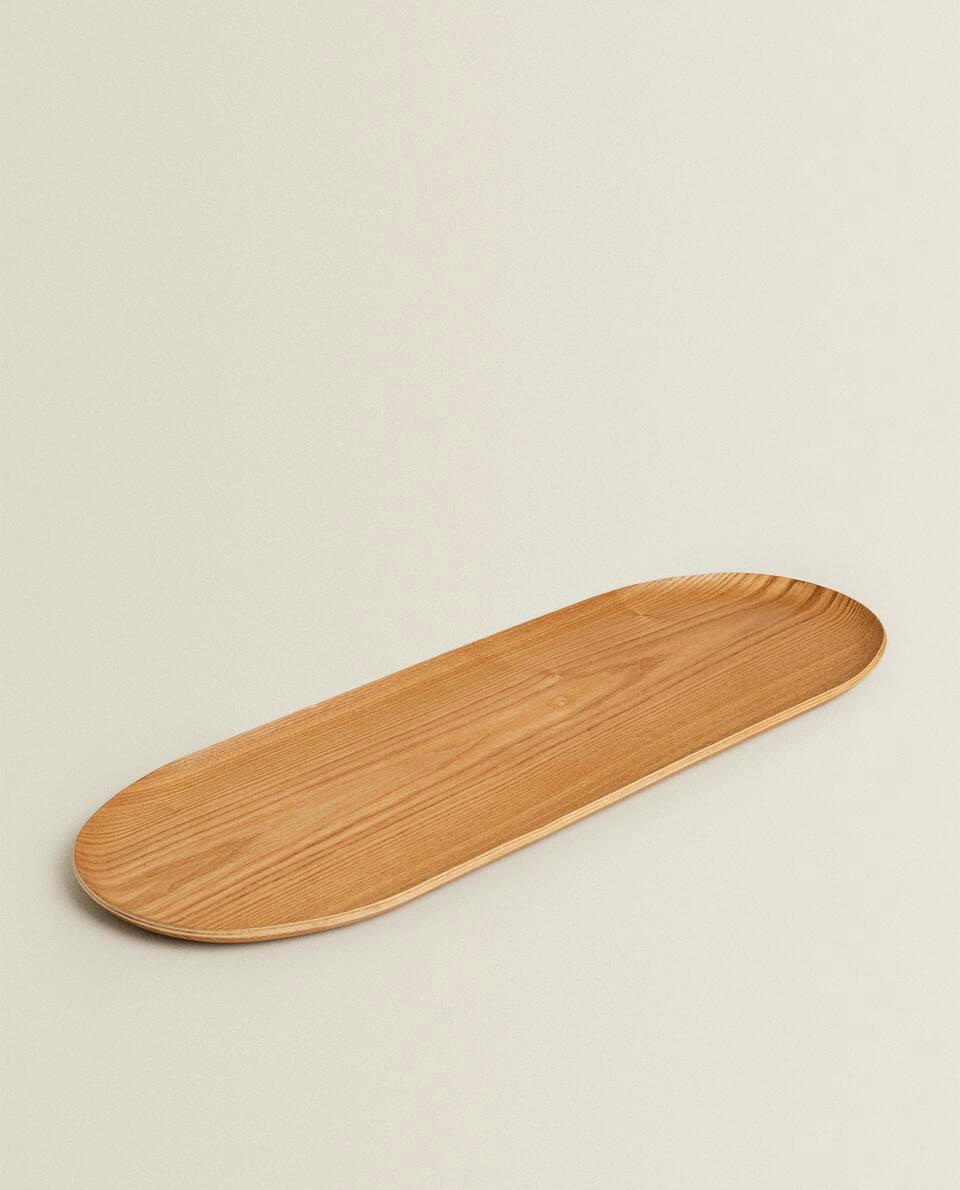 OVAL WOOD TRAY