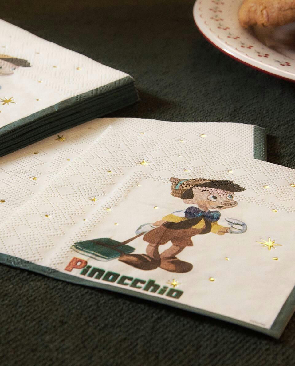 PACK OF CHILDREN’S PINOCCHIO ? DISNEY CHRISTMAS PAPER NAPKINS (PACK OF 20)