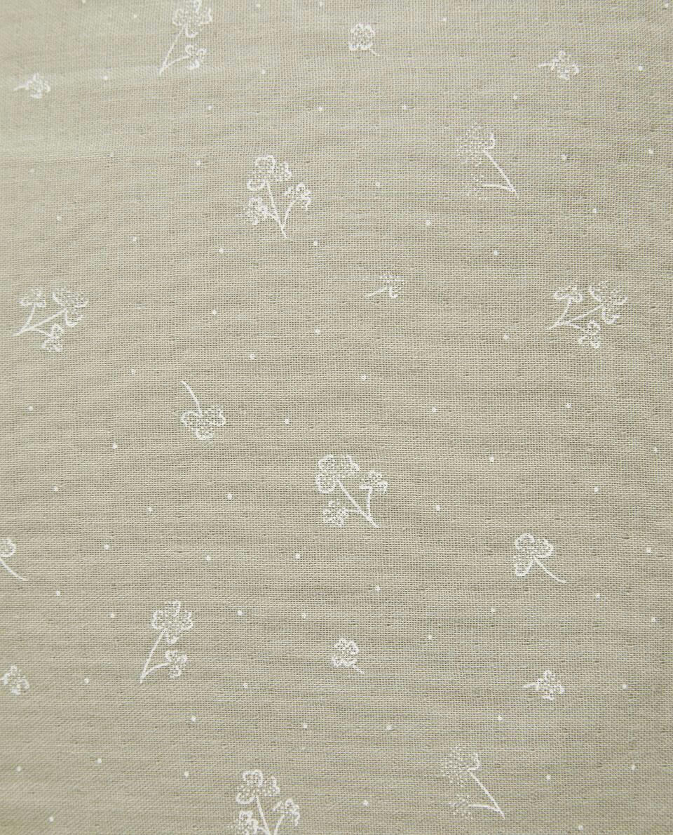 CLOVER COTTON MUSLIN PILLOWCASE