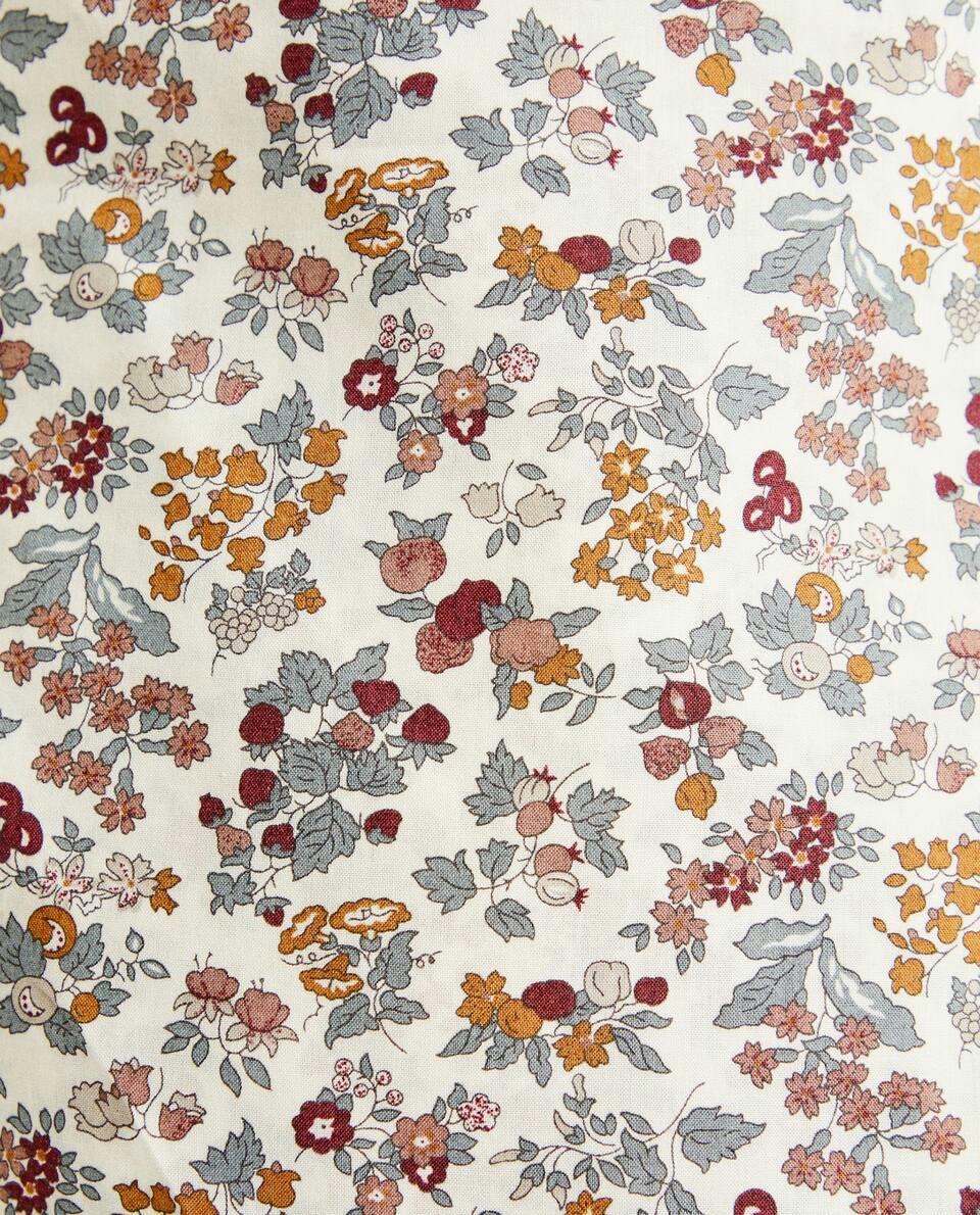 FLORAL PRINT FABRIC CHILDREN'S DUNGAREES