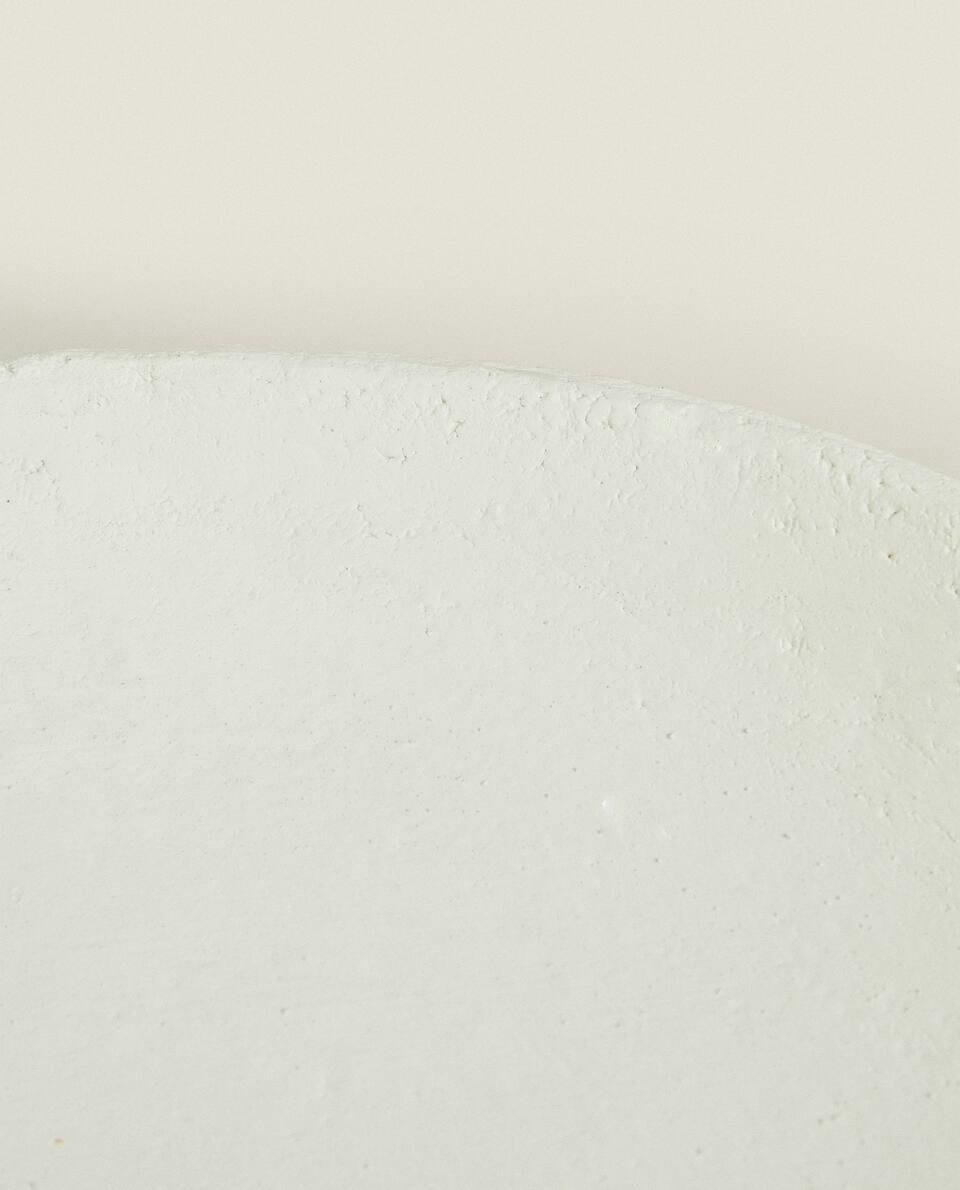 ROUGH-TEXTURE CERAMIC TRAY