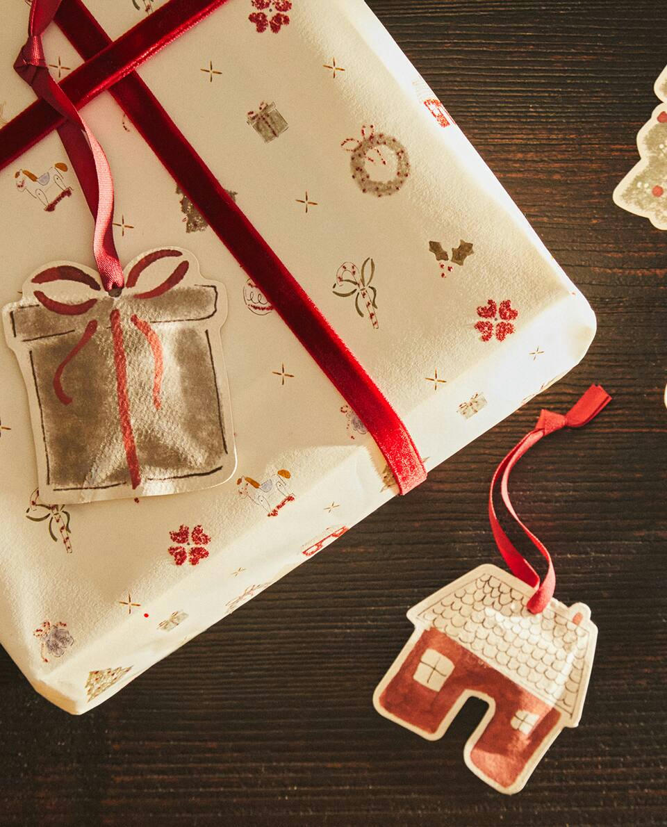 PACK OF CHILDREN’S CHRISTMAS FIGURE TAGS (PACK OF 5)