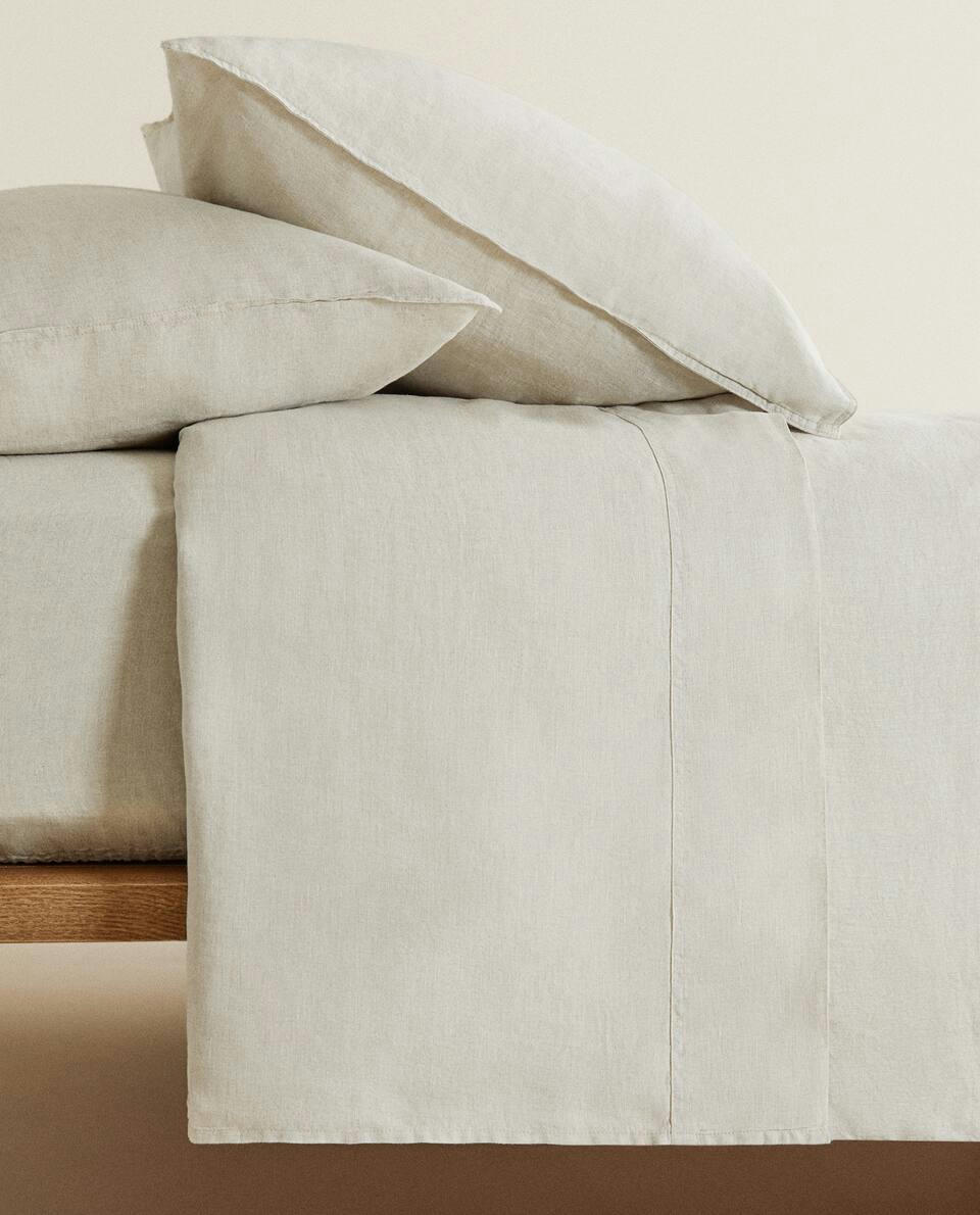 (140 GxM2) WASHED LINEN DUVET COVER